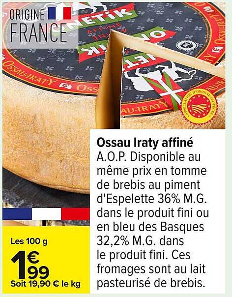 Ossau Iraty affiné A.O.P.