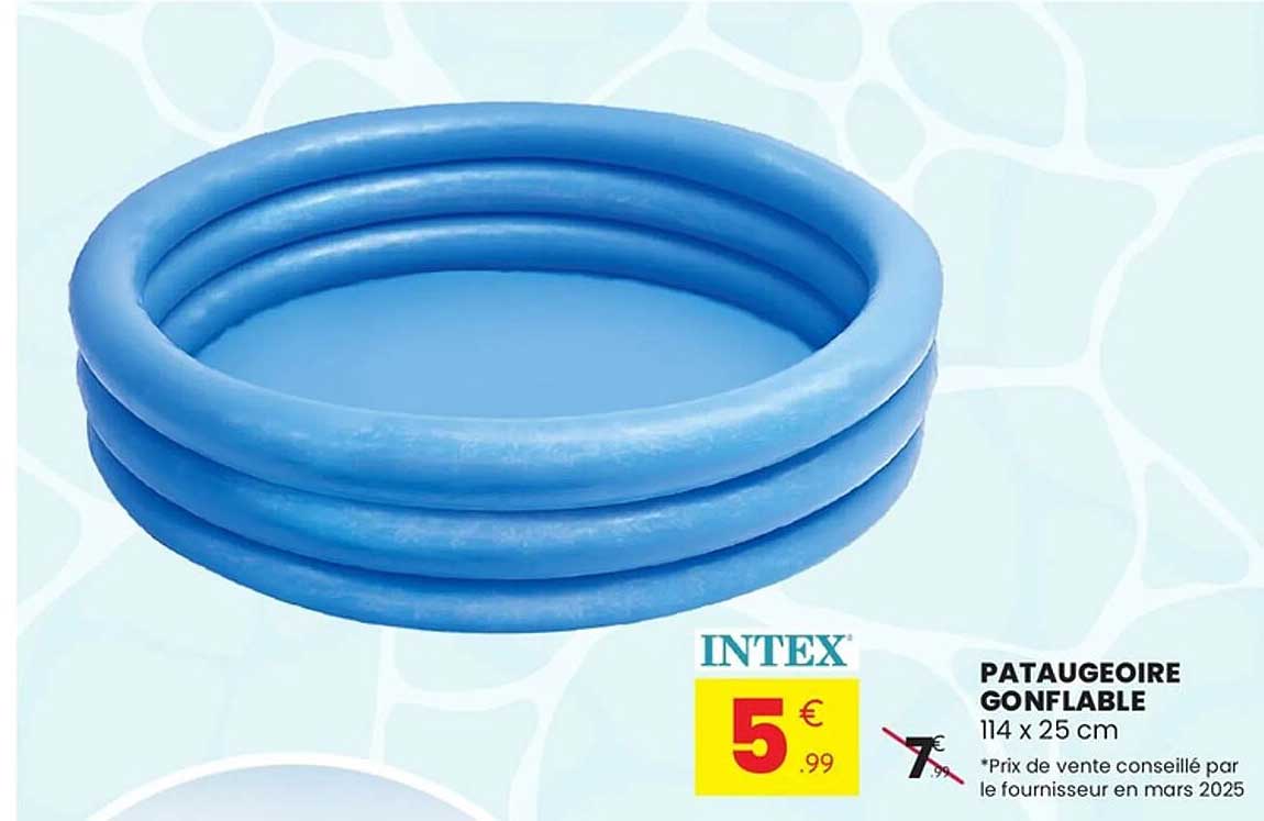 Pataugeoire gonflable 114 x 25 cm