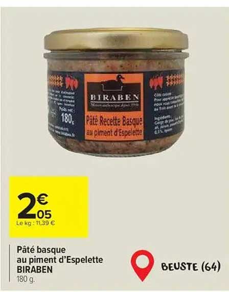 Pâté basque au piment d’Espelette