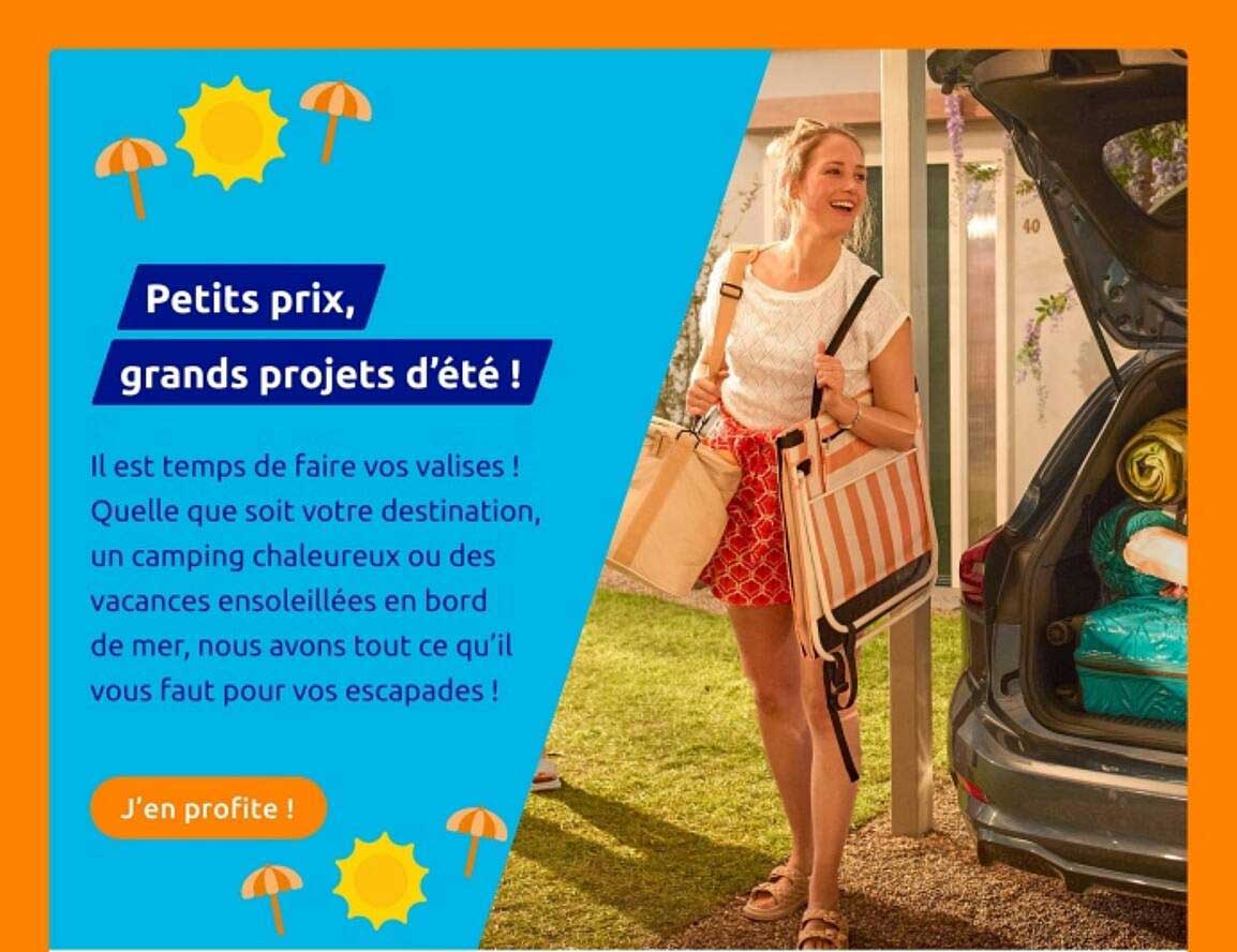 Petits prix, grands projets d’été !