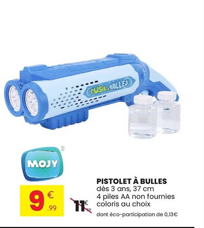 PISTOLET À BULLES