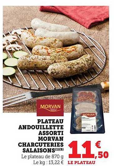 PLATEAU ANDOUILLETTE ASSORTI MORVAN CHARCUTERIES SALAISONS