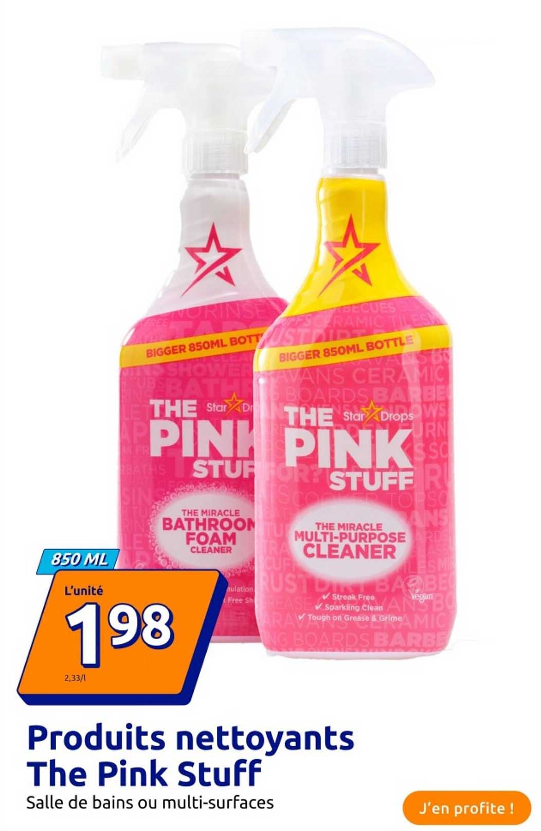 Produits nettoyants The Pink Stuff
