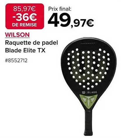 Raquette de padel Blade Elite TX
