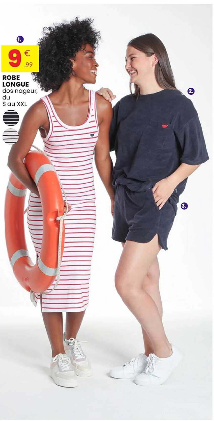 ROBE LONGUE dos nageur, du S au XXL