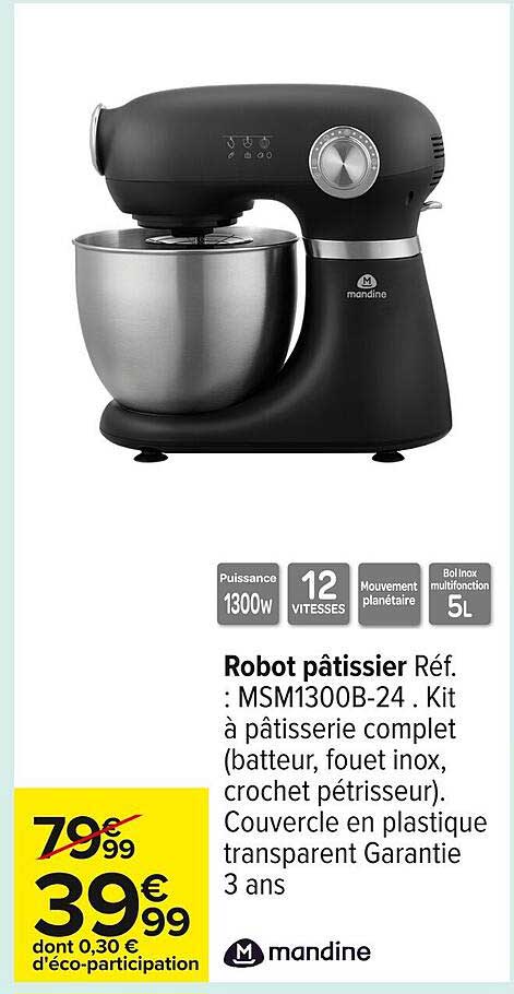 Robot pâtissier Réf. : MSM1300B-24