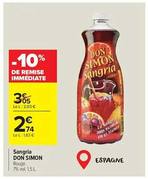 Sangria DON SIMON