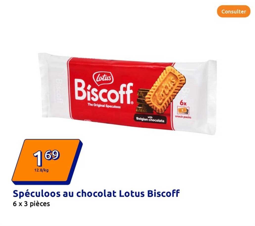 Spéculoos au chocolat Lotus Biscoff