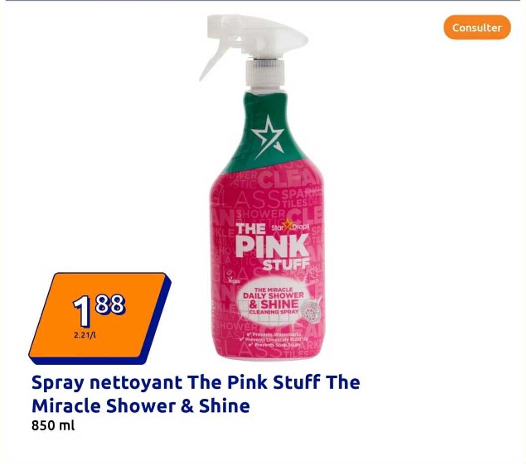 Spray nettoyant The Pink Stuff The Miracle Shower & Shine