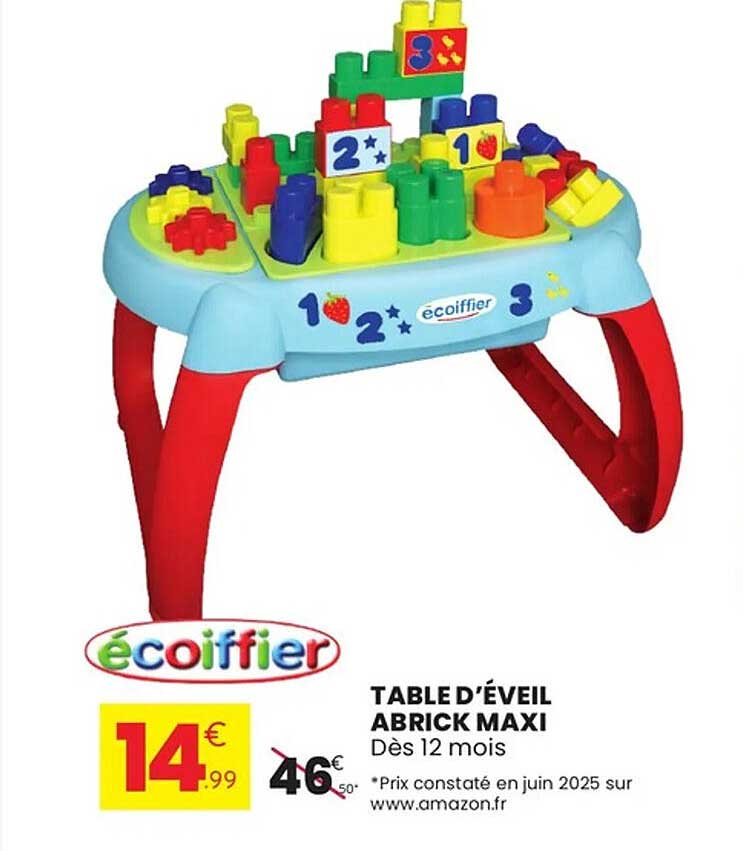 TABLE D’ÉVEIL ABRICK MAXI