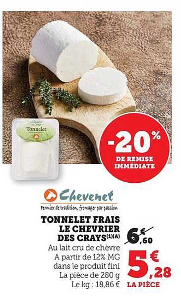 Tonnelet Frais Le Chevrier des Crays