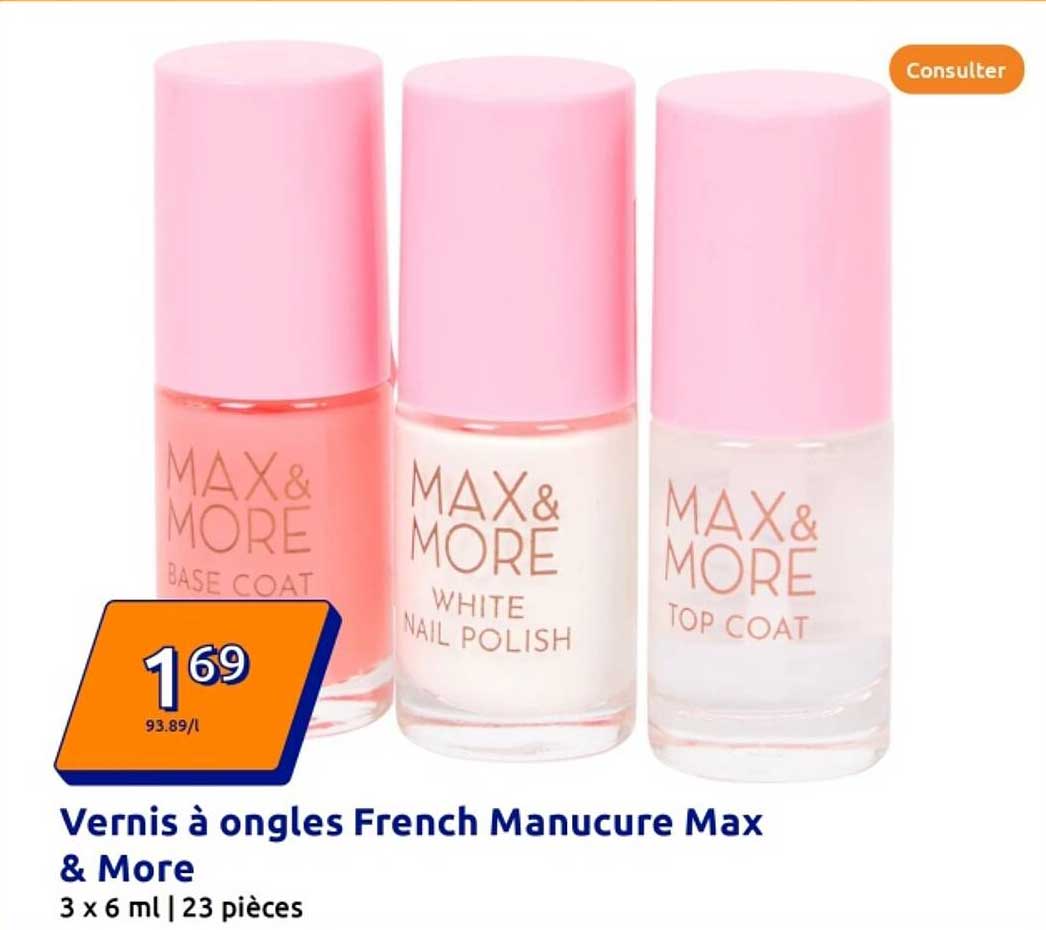 Vernis à ongles French Manucure Max & More