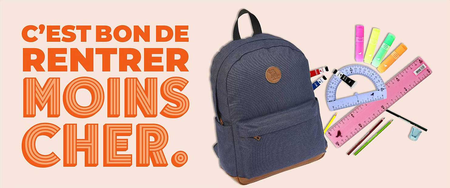 C’est bon de rentrer moins cher.