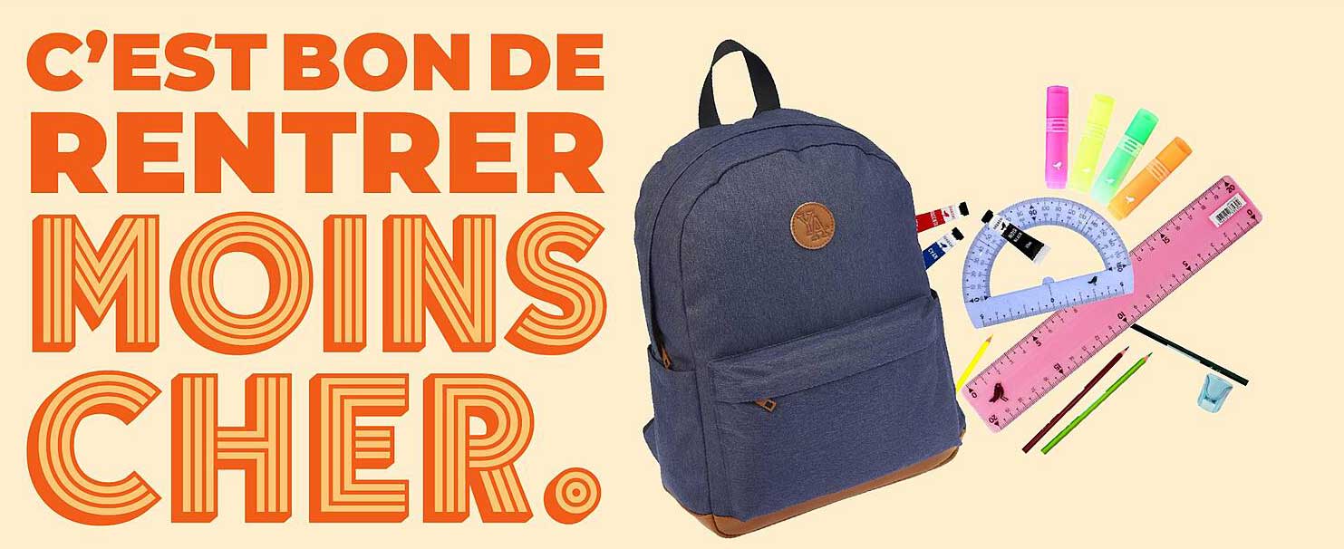 C'EST BON DE RENTRER MOINS CHER.