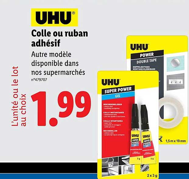 Colle ou ruban adhésif