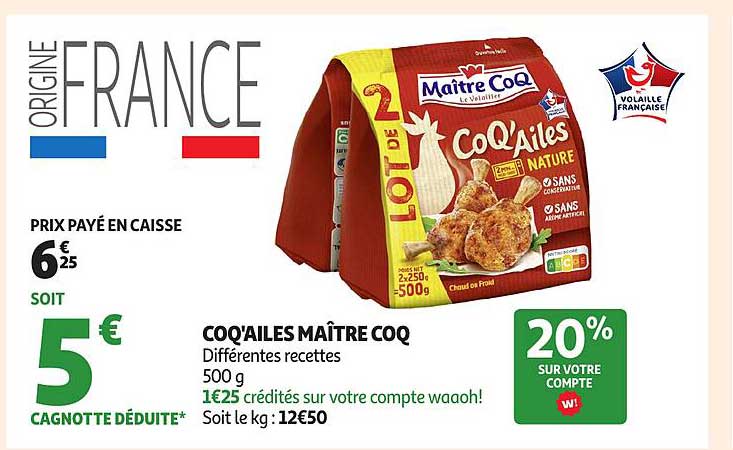 COQ'AILES MAÎTRE COQ