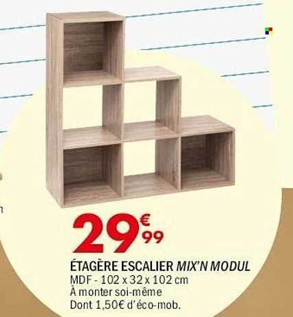 ÉTAGÈRE ESCALIER MIX'N MODUL
