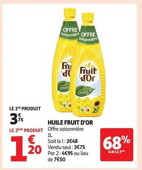 HUILE FRUIT D'OR