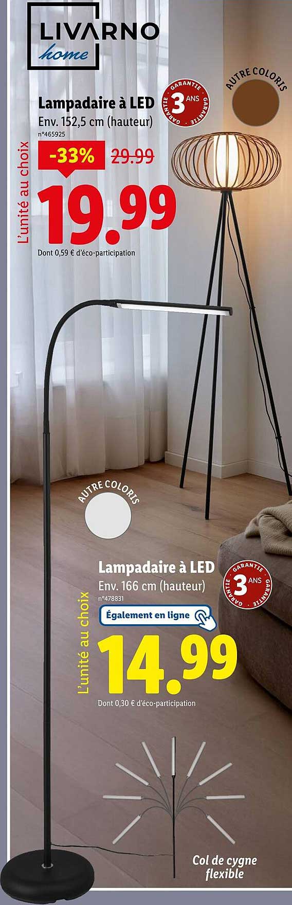 Lampadaire à LED