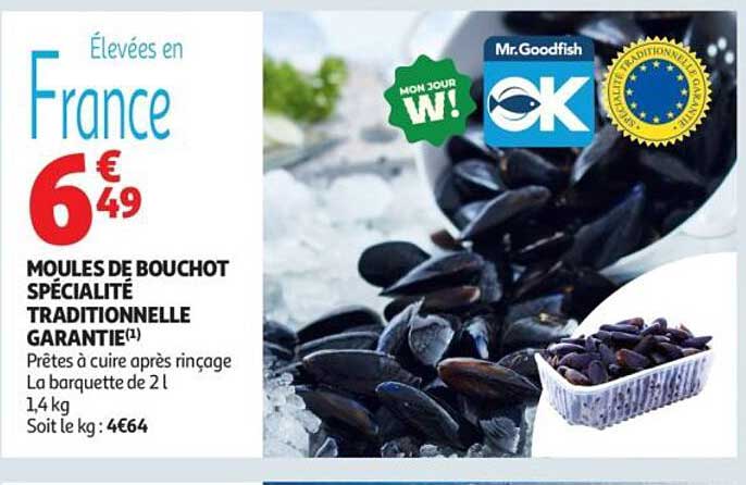 MOULES DE BOUCHOT SPÉCIALITÉ TRADITIONNELLE GARANTIE !