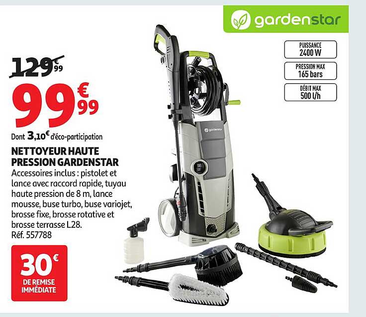 NETTOYEUR HAUTE PRESSION GARDENSTAR