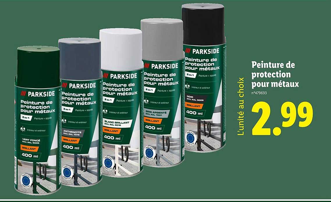 Peinture de protection pour métaux