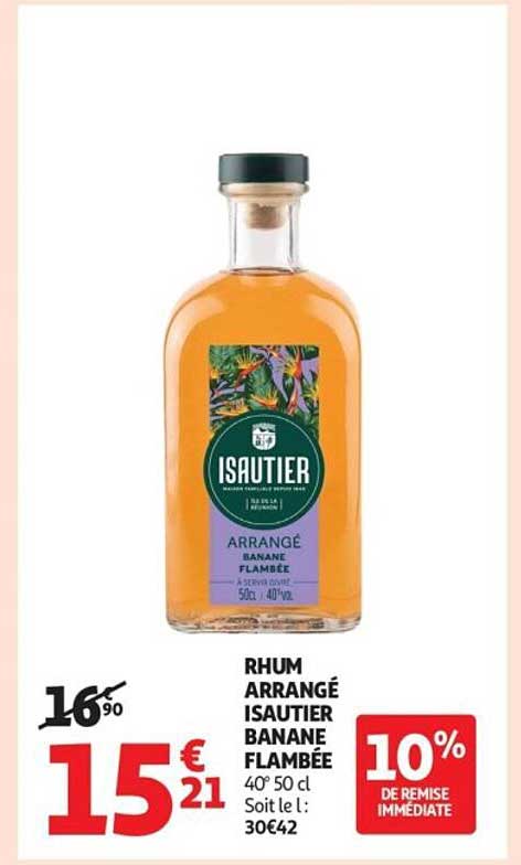 RHUM ARRANGÉ ISAUTIER BANANE FLAMBÉE
