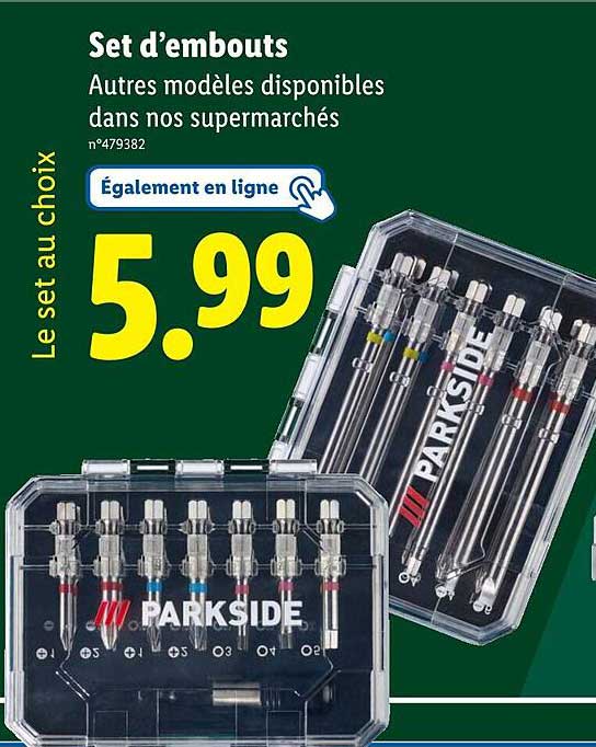 Set d'embouts
