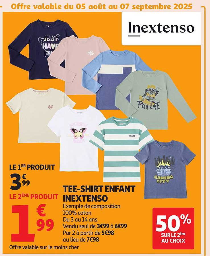 TEE-SHIRT ENFANT INEXTENSO