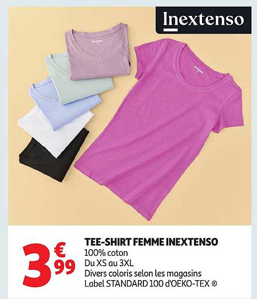 TEE-SHIRT FEMME INEXTENSO