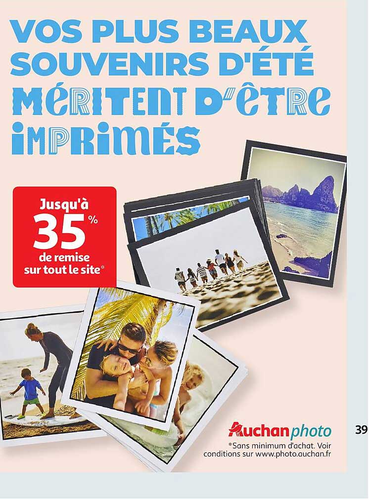 Vos plus beaux souvenirs d'été méritent d'être imprimés