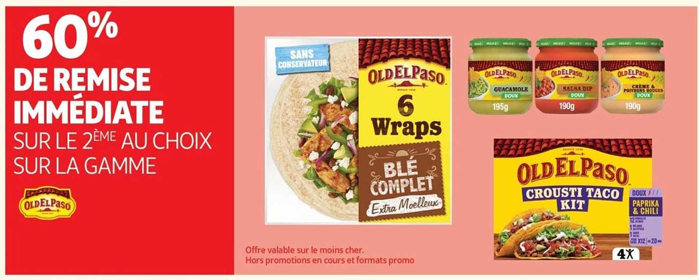 60% DE REMISE IMMÉDIATE SUR LE 2ÈME AU CHOIX SUR LA GAMME