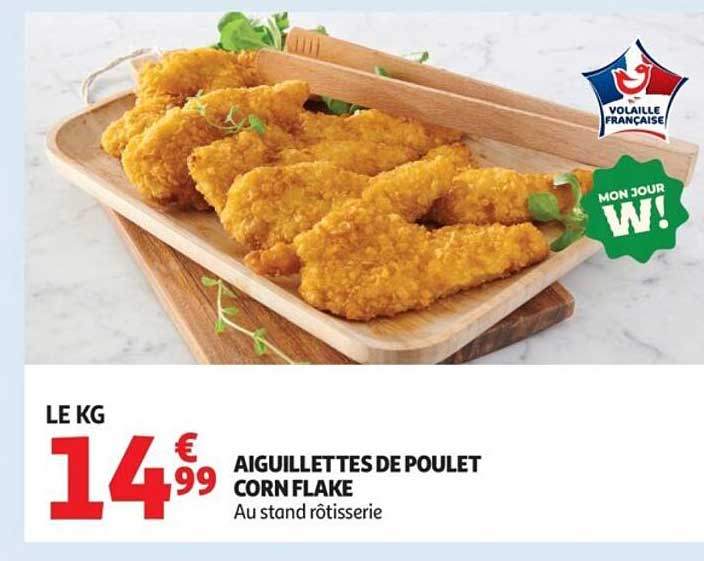 AIGUILLETTES DE POULET CORN FLAKE