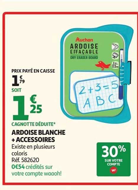 ARDOISE EFFAÇABLE