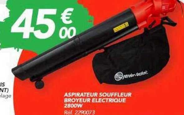 ASPIRATEUR SOUFFLEUR BROYEUR ELECTRIQUE 2800W