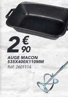 AUGE MACON 535X400X110MM Réf. 2601114