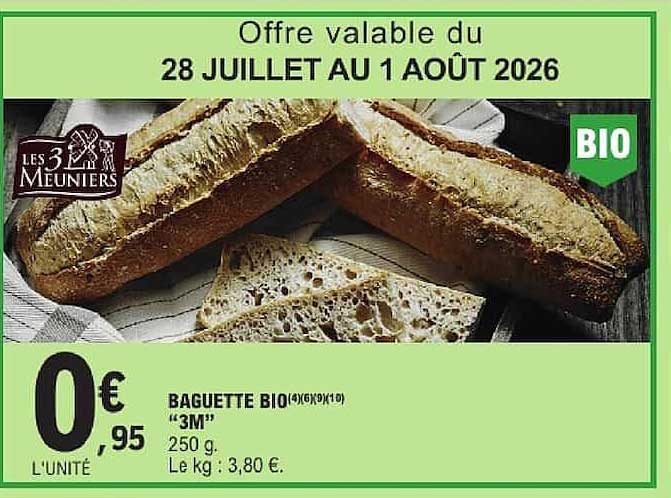 BAGUETTE BIO "3M"