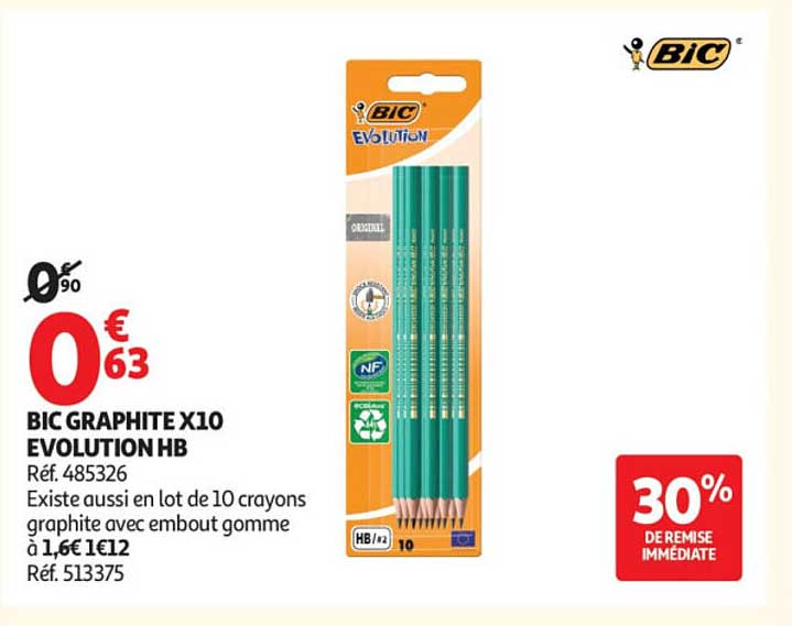 BIC GRAPHITE X10 EVOLUTION HB