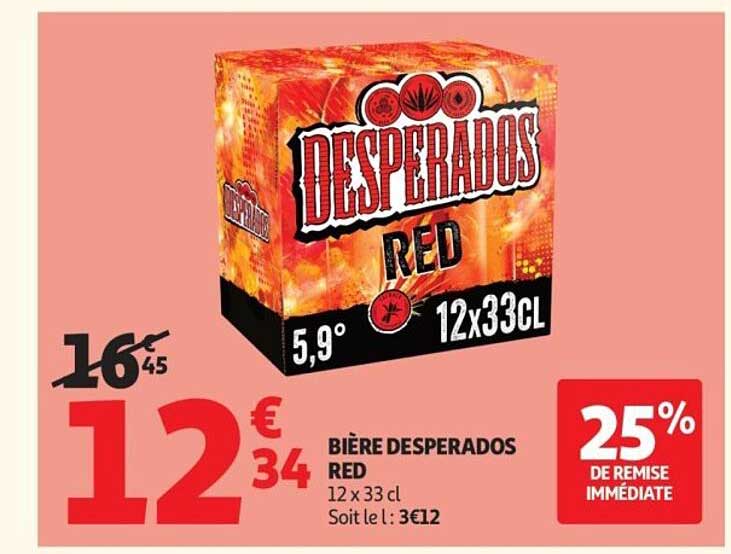 BIÈRE DESPERADOS RED