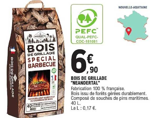 BOIS DE GRILLADE "NEANDERTAL"