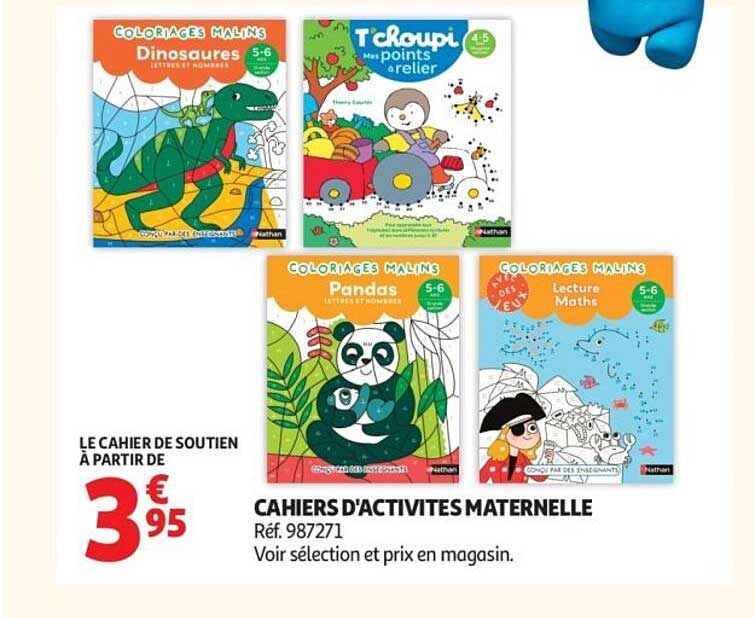 CAHIERS D'ACTIVITES MATERNELLE