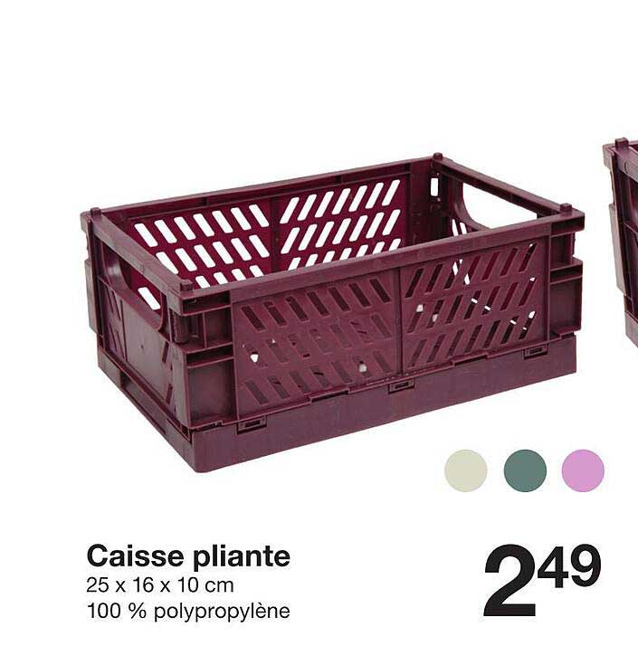 Caisse pliante