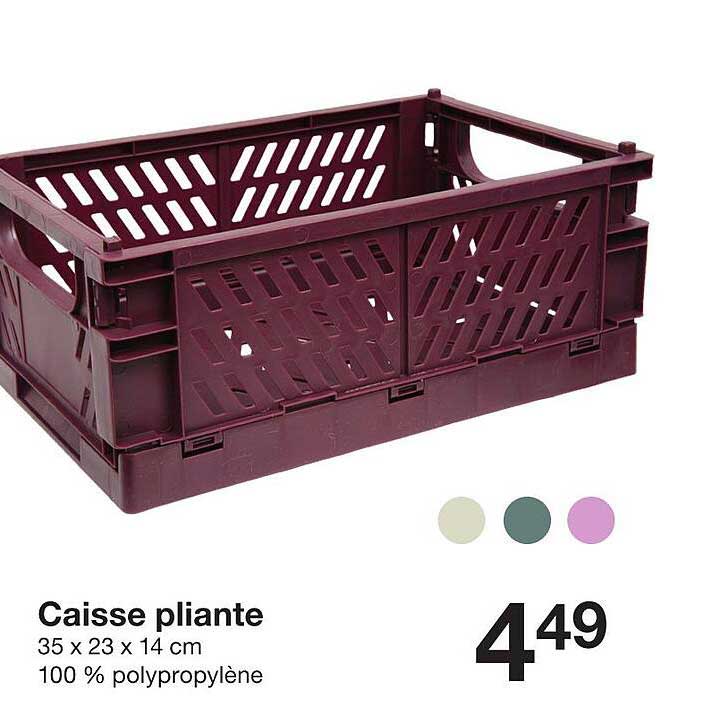 Caisse pliante