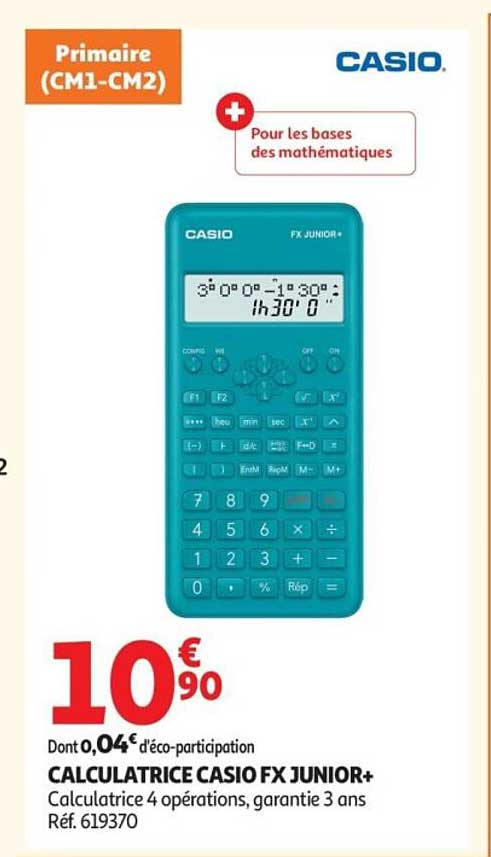 CALCULATRICE CASIO FX JUNIOR+