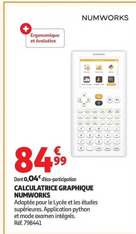 CALCULATRICE GRAPHIQUE NUMWORKS