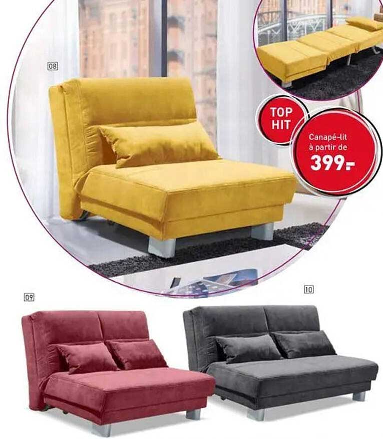 Canapé-lit à partir de 399,-