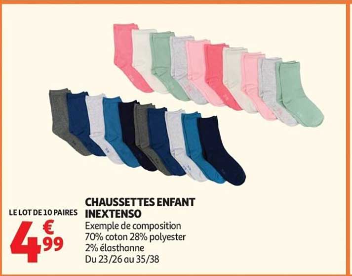 CHAUSSETTES ENFANT INEXTENSO