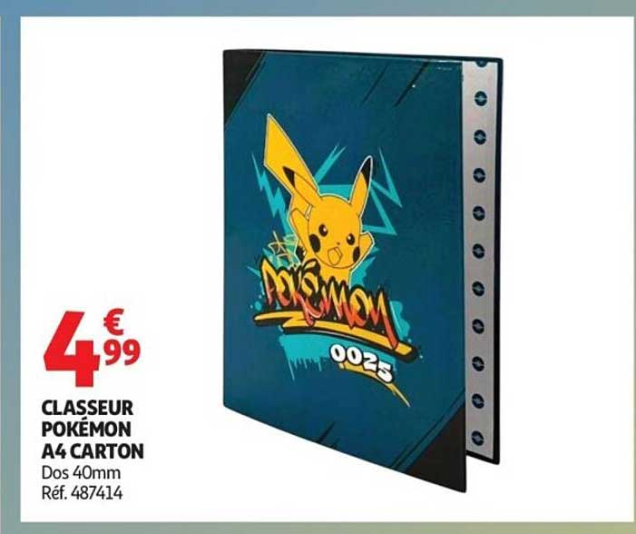 CLASSEUR POKÉMON A4 CARTON