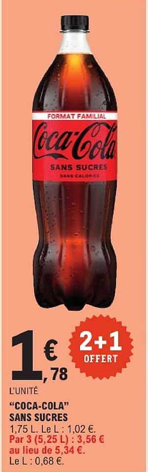 COCA-COLA SANS SUCRES