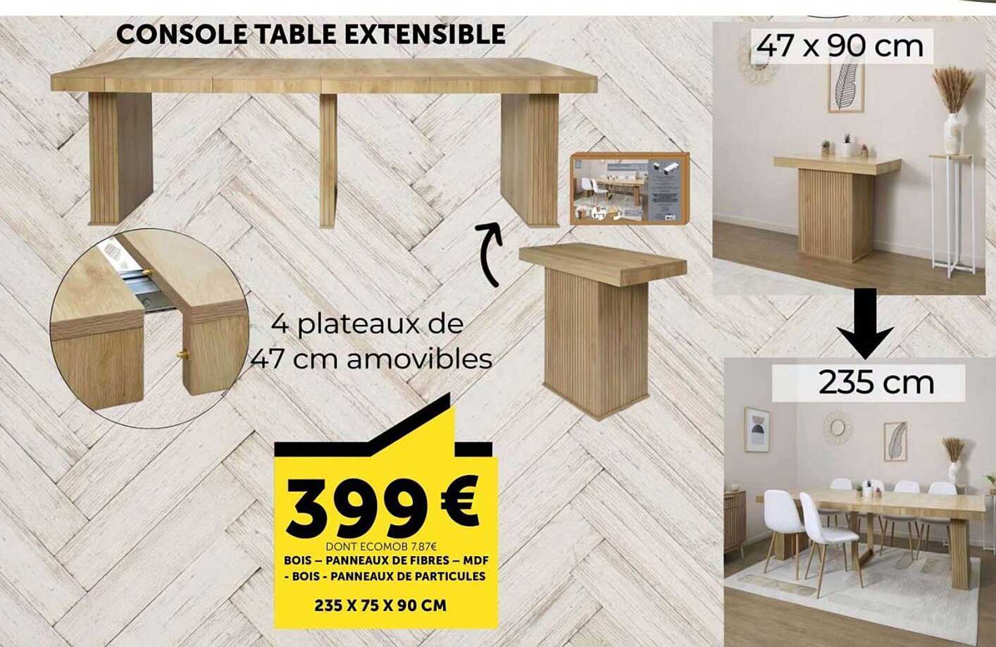 CONSOLE TABLE EXTENSIBLE